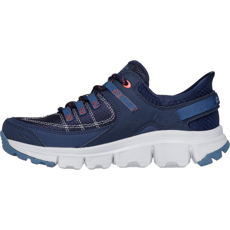 Skechers Womens Summits AT 180147-NVCL Navy/Coral Lace Up Shoes