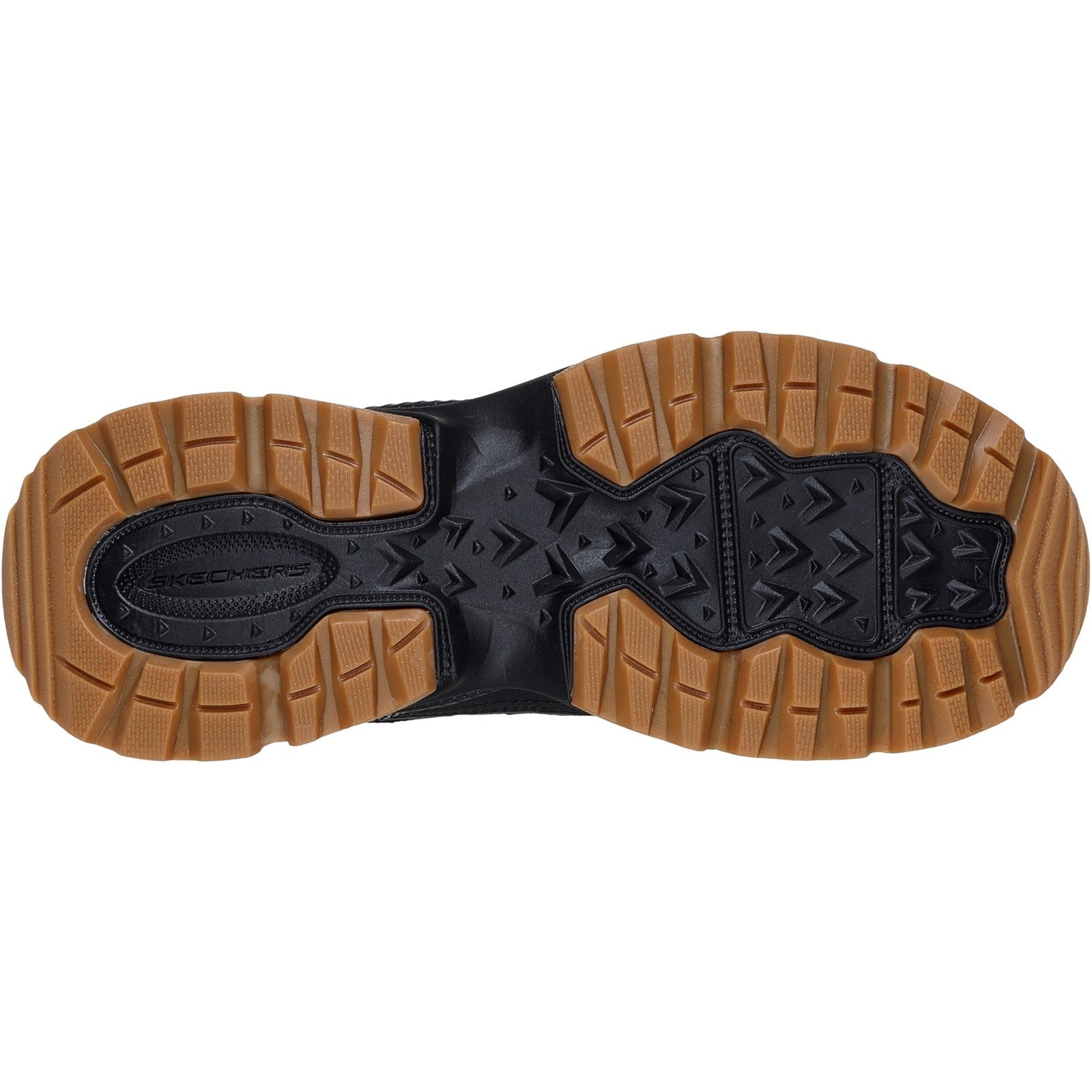 Skechers Mens Vigor AT 237744-BBK Black Slip On Shoes