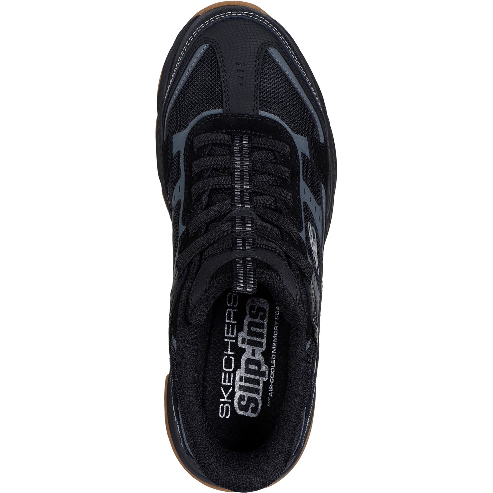 Skechers Mens Vigor AT 237744-BBK Black Slip On Shoes