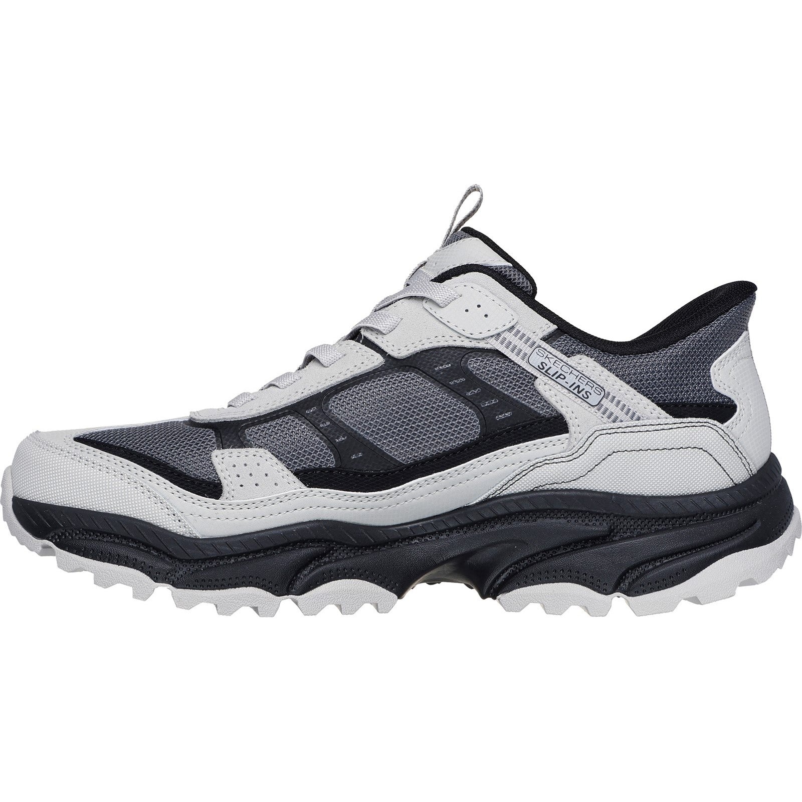 Skechers Mens Vigor AT 237744-GYBK Grey/Black Slip On Shoes