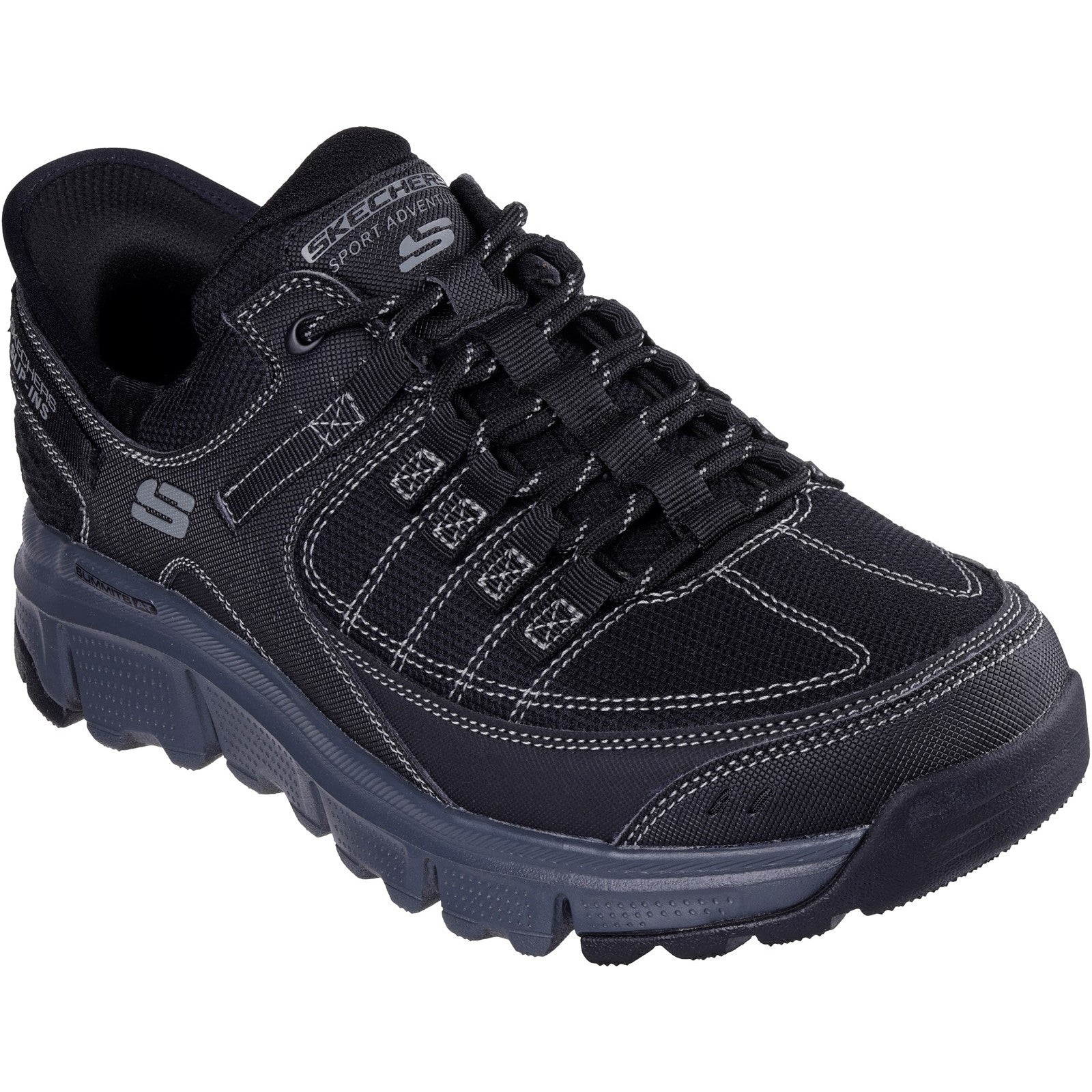 Skechers Mens Summits AT 237622-BKCC Black/Charcoal Slip On Shoes