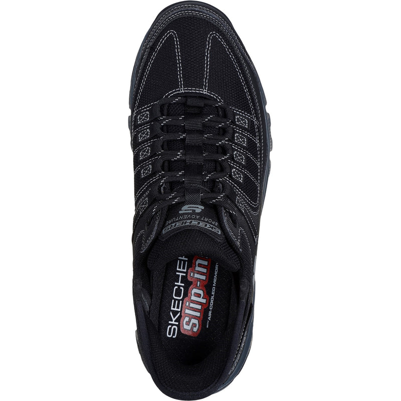 Skechers Mens Summits AT 237622-BKCC Black/Charcoal Slip On Shoes