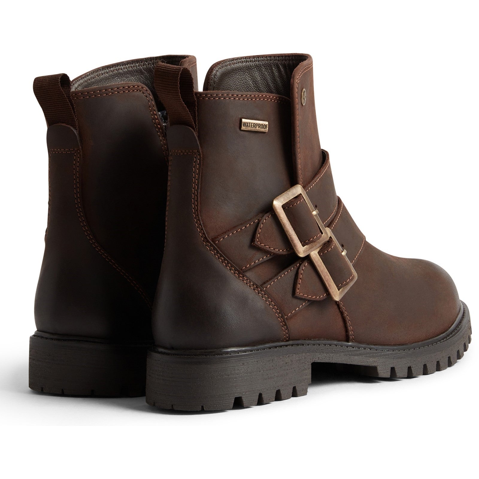 Hunter Womens Brown Ness Ankle Boots