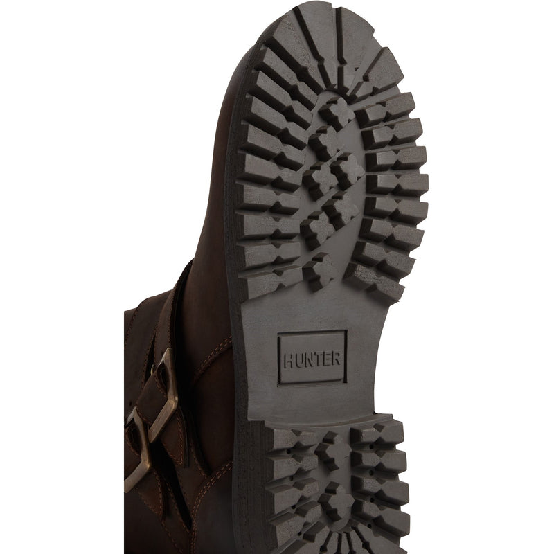 Hunter Womens Brown Ness Ankle Boots