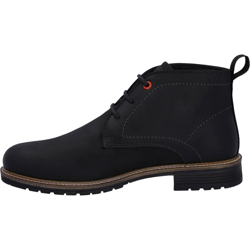 Hunter Mens Black Jura Ankle Boots