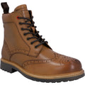 Hunter Mens Tan Cawdor Brogue Ankle Boots