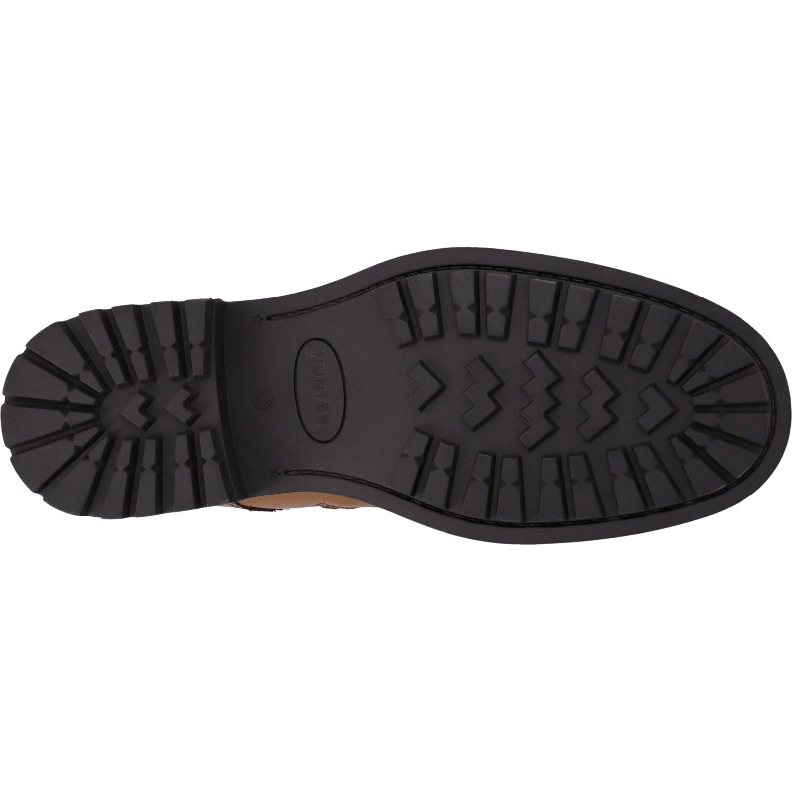 Hunter Mens Tan Cawdor Brogue Ankle Boots