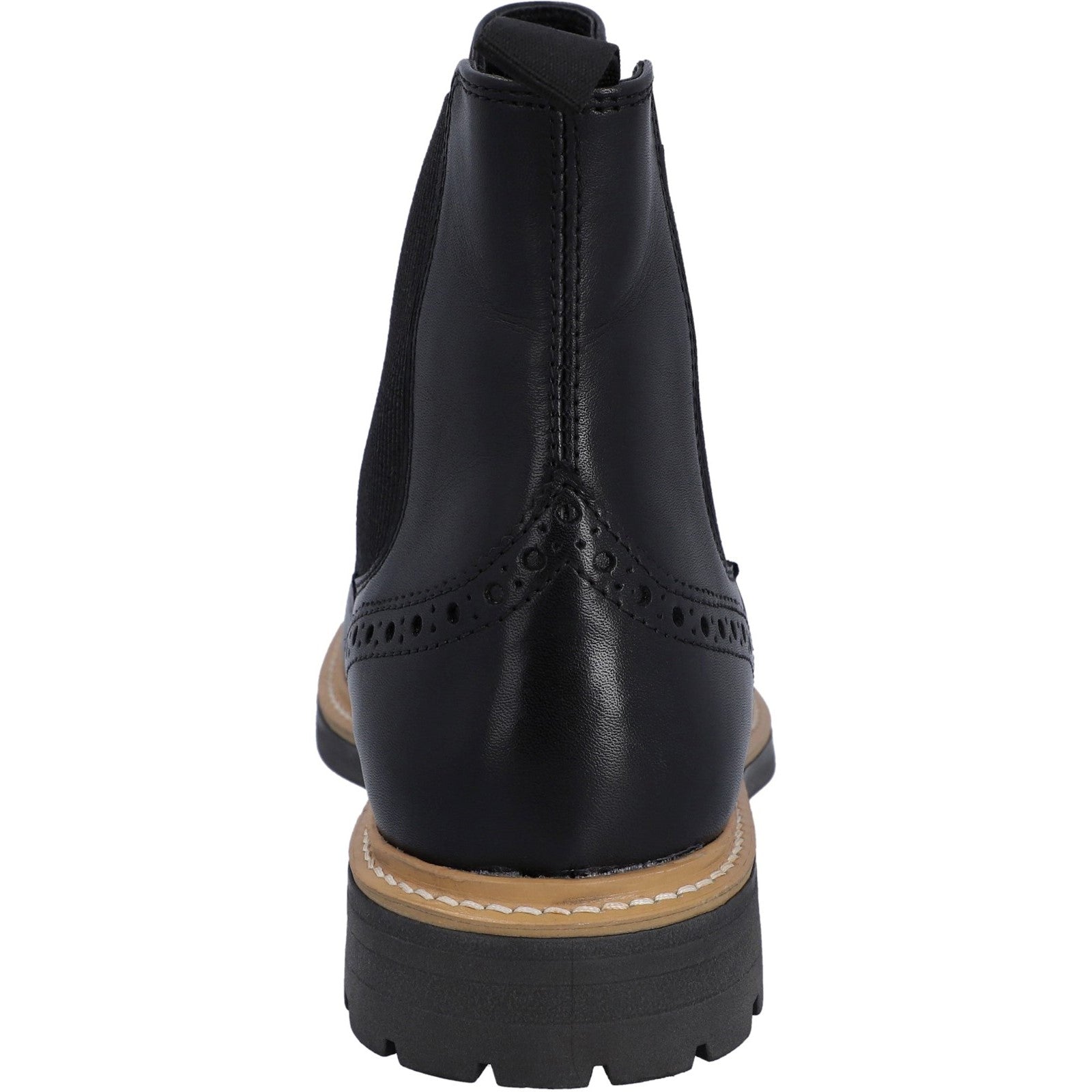 Hunter Mens Black Cawdor Brogue Dealer Boots