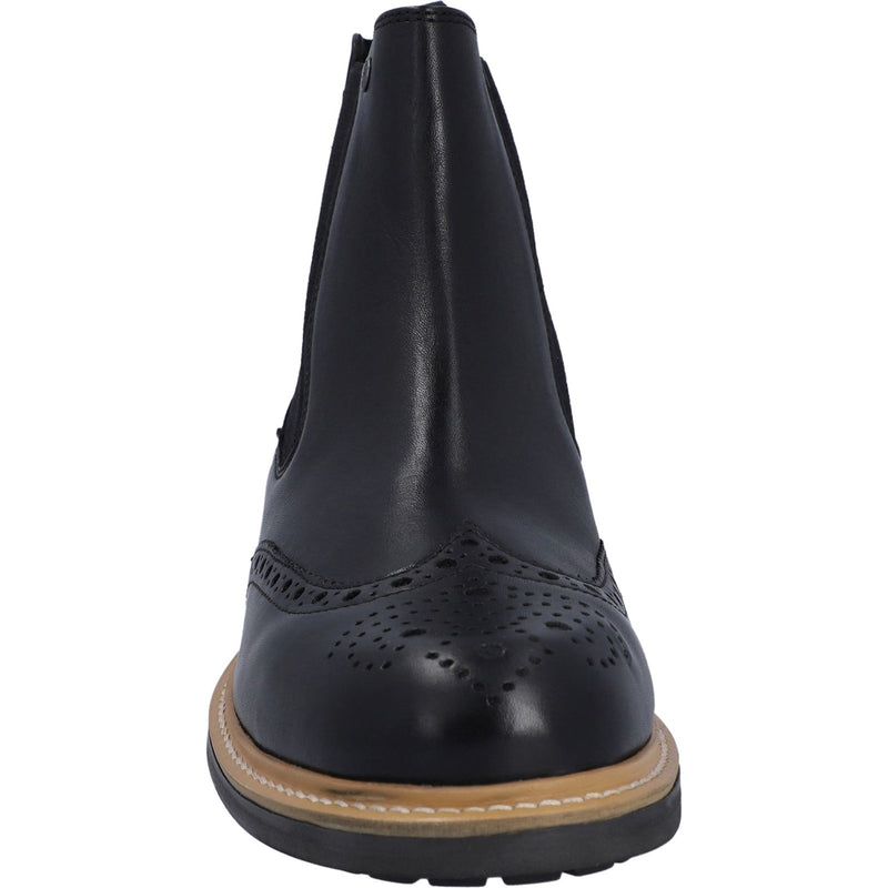 Hunter Mens Black Cawdor Brogue Dealer Boots