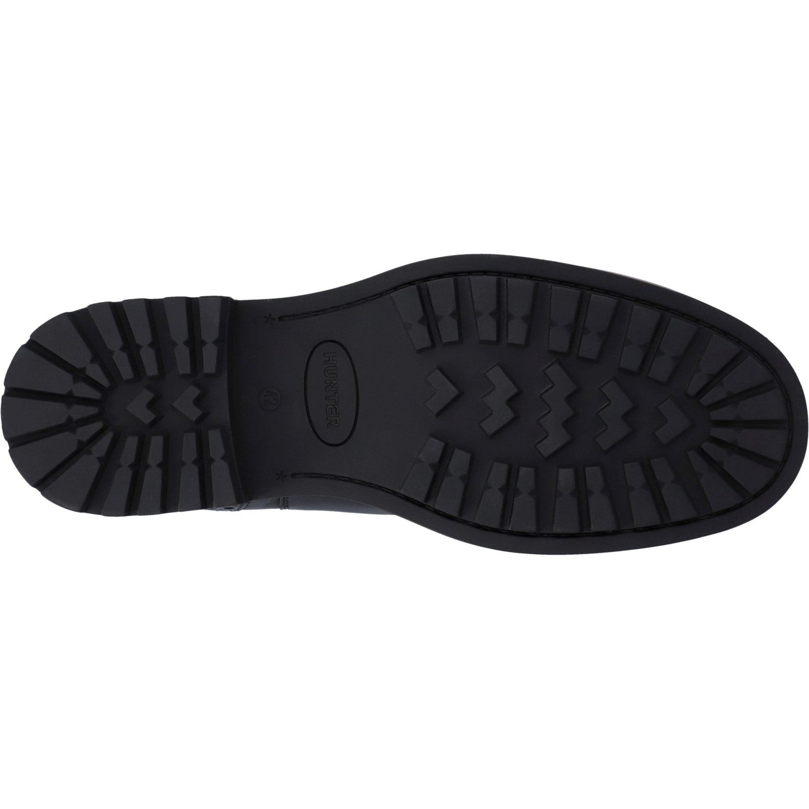 Hunter Mens Black Cawdor Brogue Dealer Boots