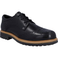 Hunter Mens Black Cawdor Brogue Gibson Shoes