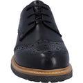 Hunter Mens Black Cawdor Brogue Gibson Shoes