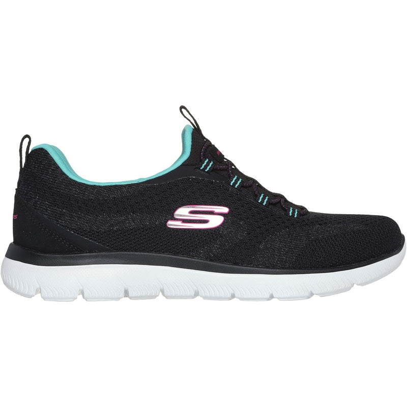 Skechers Womens Summits New Nature 150120-BKMT Black/Multi Slip On Shoes