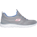 Skechers Womens Summits New Nature 150120-GYMT Grey/Multi Slip On Shoes