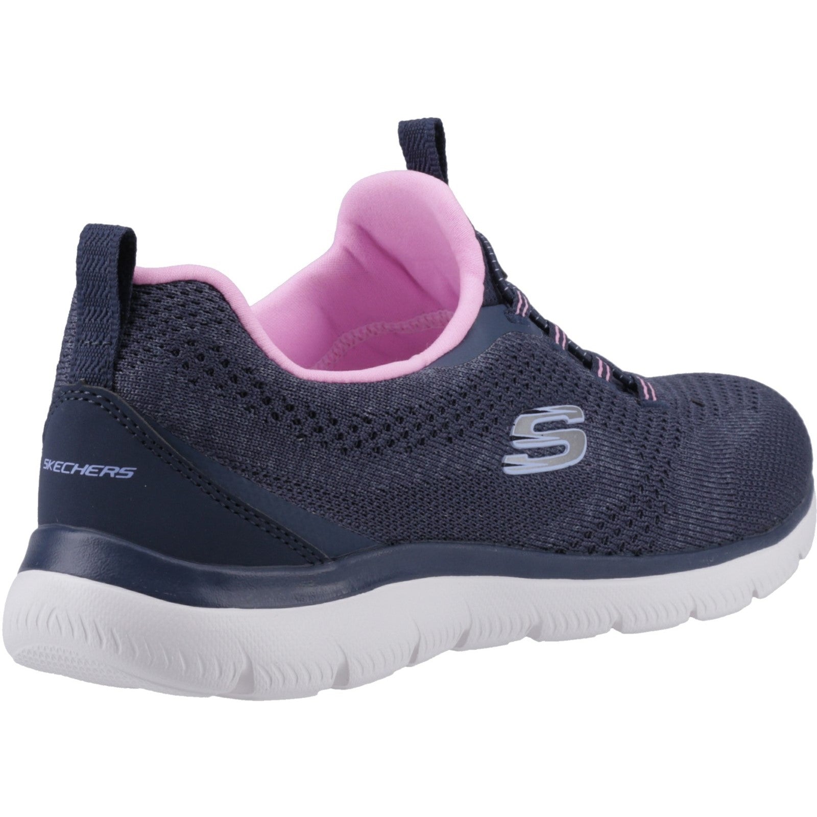Skechers Womens Summits New Nature 150120-NVPK Navy/Pink Slip On Shoes