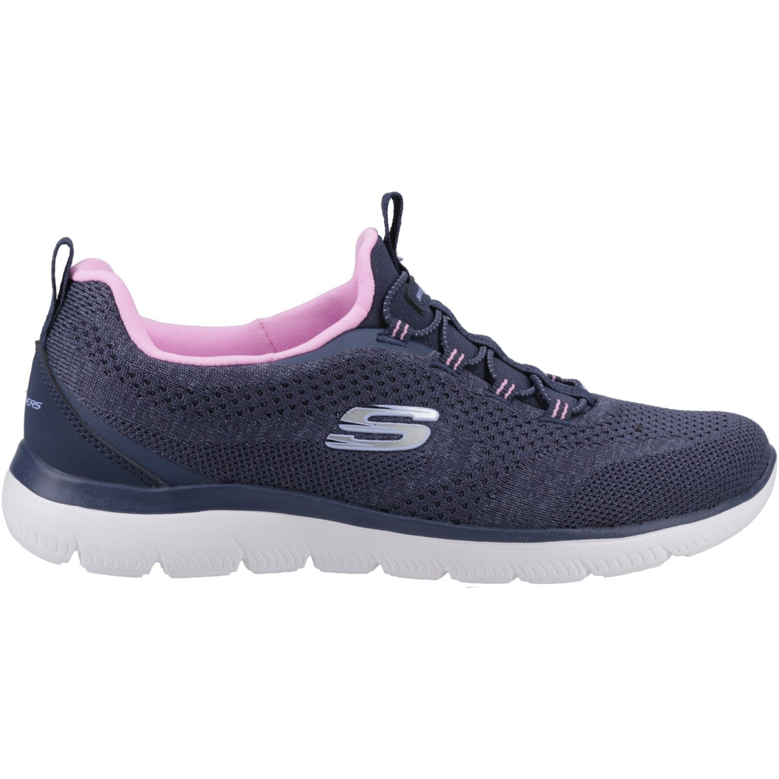 Skechers Womens Summits New Nature 150120-NVPK Navy/Pink Slip On Shoes