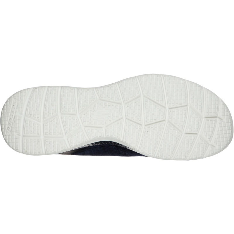 Skechers Womens Bountiful Quick Path 12607-NVHP Navy/Hot Pink Lace Up Shoes