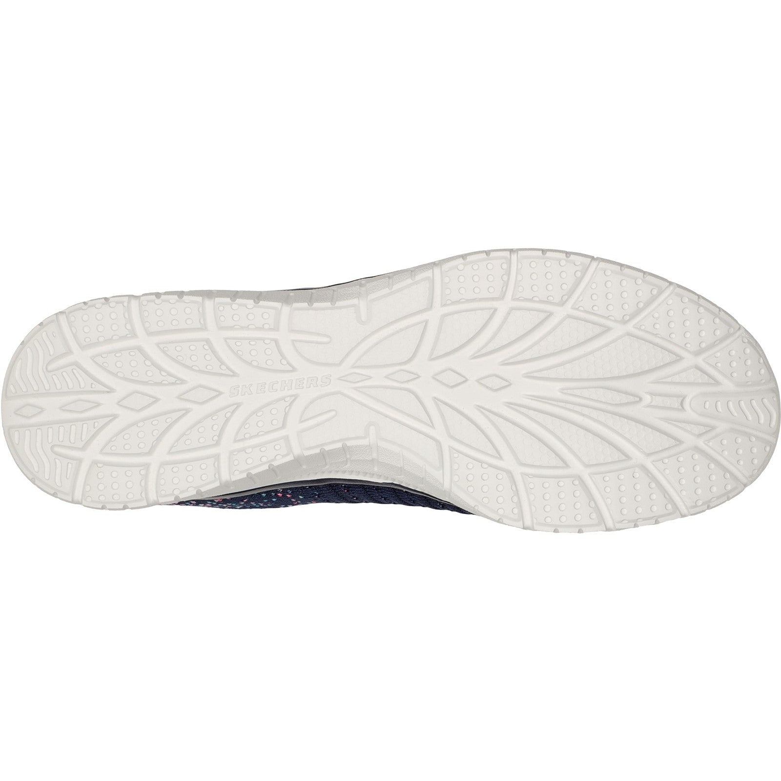 Skechers Womens Virtue 104411-NVBL Navy/Blue Slip On Shoes