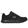 Skechers Mens Track Knockhill 232001-BBK Black Lace Up Shoes