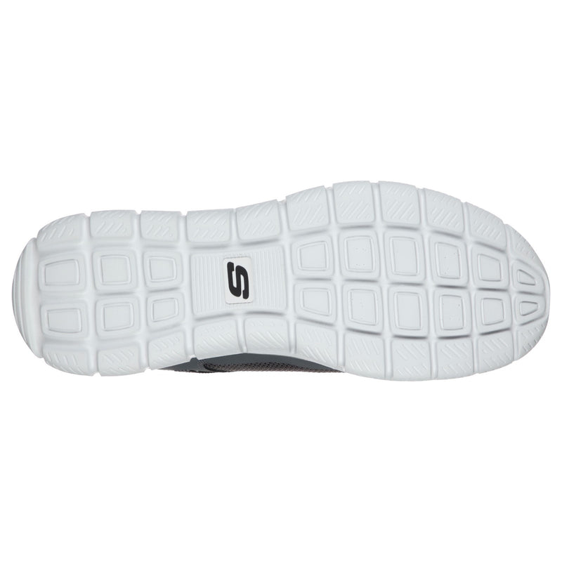 Skechers Mens Track Knockhill 232001-CCBK Charcoal/Black Lace Up Shoes