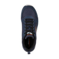 Skechers Mens Track Knockhill 232001-NVOR Navy/Orange Lace Up Shoes