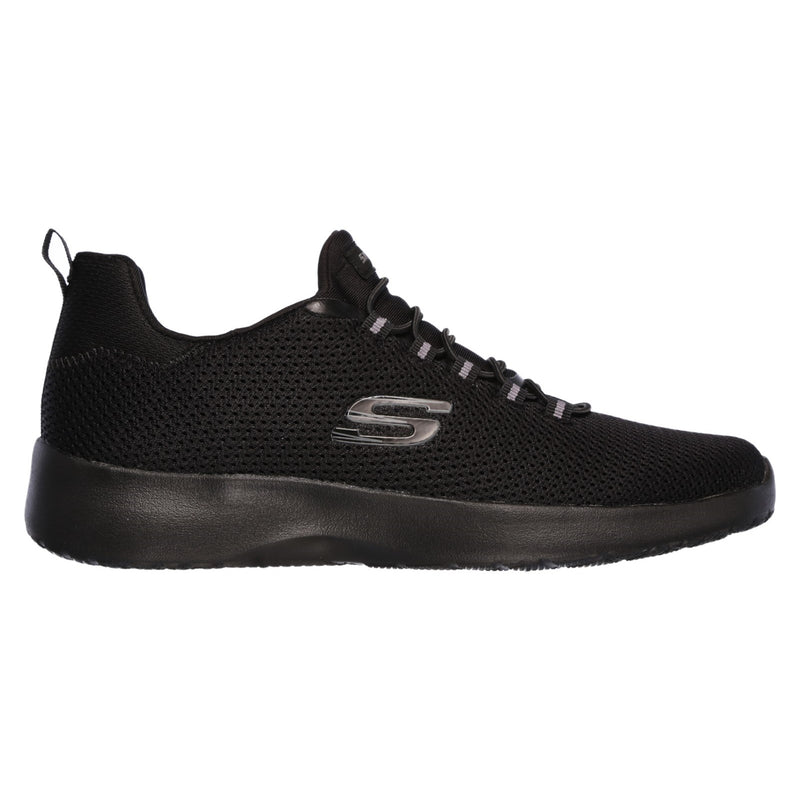 Skechers Mens Dynamight 58360-BBK Black Slip On Shoes