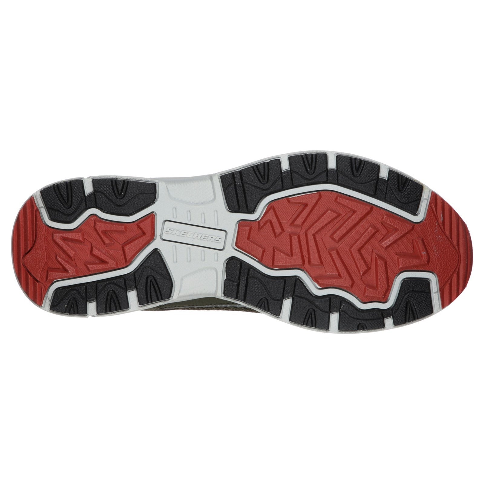 Skechers Mens Oak Canyon Verketta 51898-OLBK Olive/Black Lace Up Shoes