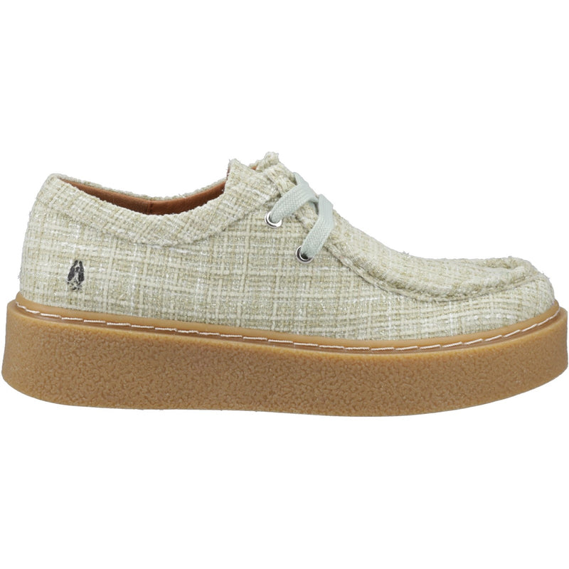 Hush Puppies Bridie Textile Mocc Toe Women's Shoes in Mint