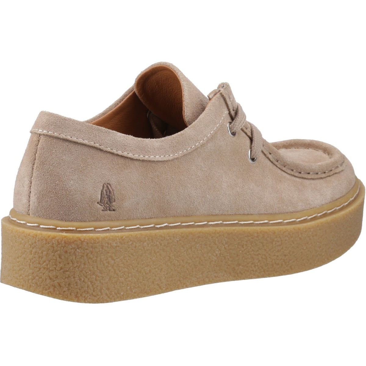Hush Puppies Bridie Suede Mocc Toe Women's Shoes in Taupe