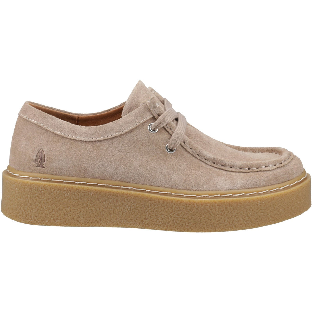 Hush Puppies Bridie Suede Mocc Toe Women's Shoes in Taupe