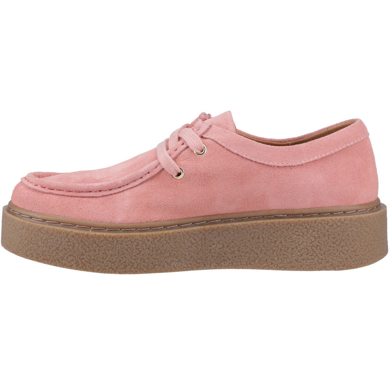 Hush Puppies Bridie Suede Mocc Toe Women's Shoes in Pink