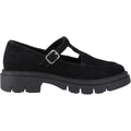Hush Puppies Womens Slip On Nella T-Bar Shoe in Black