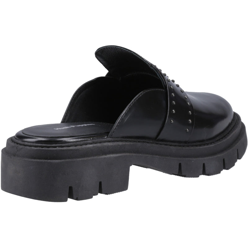 Hush Puppies Nicole Studded Mule Womens Slip On Shoes in Black