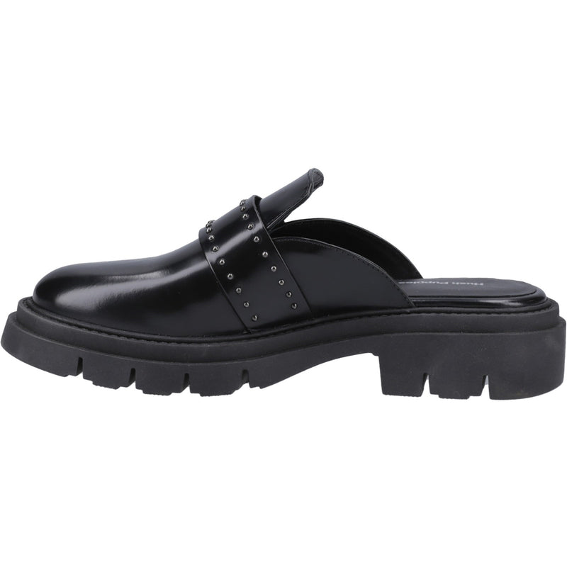 Hush Puppies Nicole Studded Mule Womens Slip On Shoes in Black