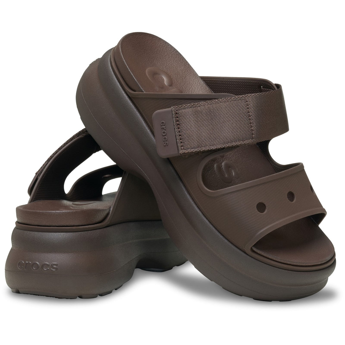 Crocs Soho Two Strap EVA Women's Coffee Sandals