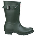 Hunter Womens Matt Green Original Short Wellington Boots