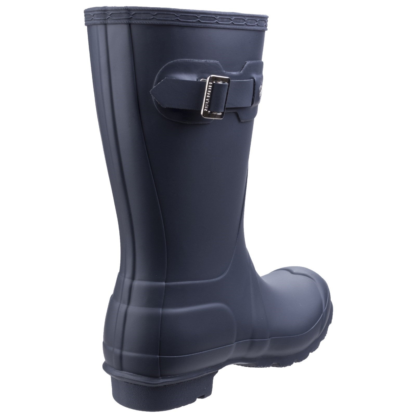Hunter Womens Matt Navy Original Short Wellington Boots