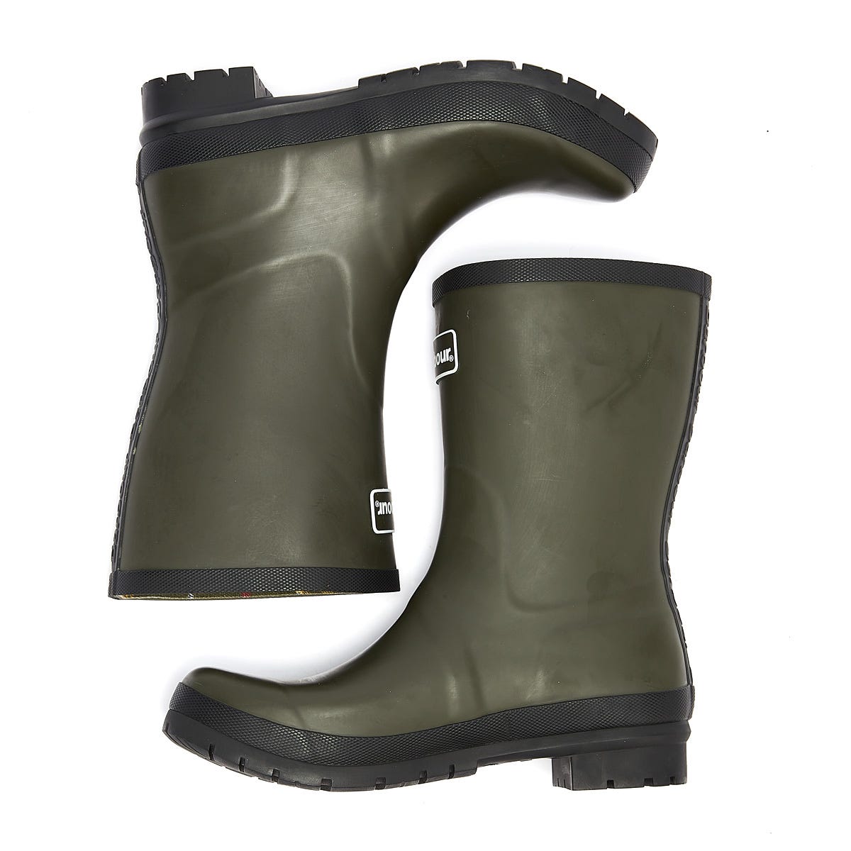 Barbour Banbury Womens Olive Green Wellies