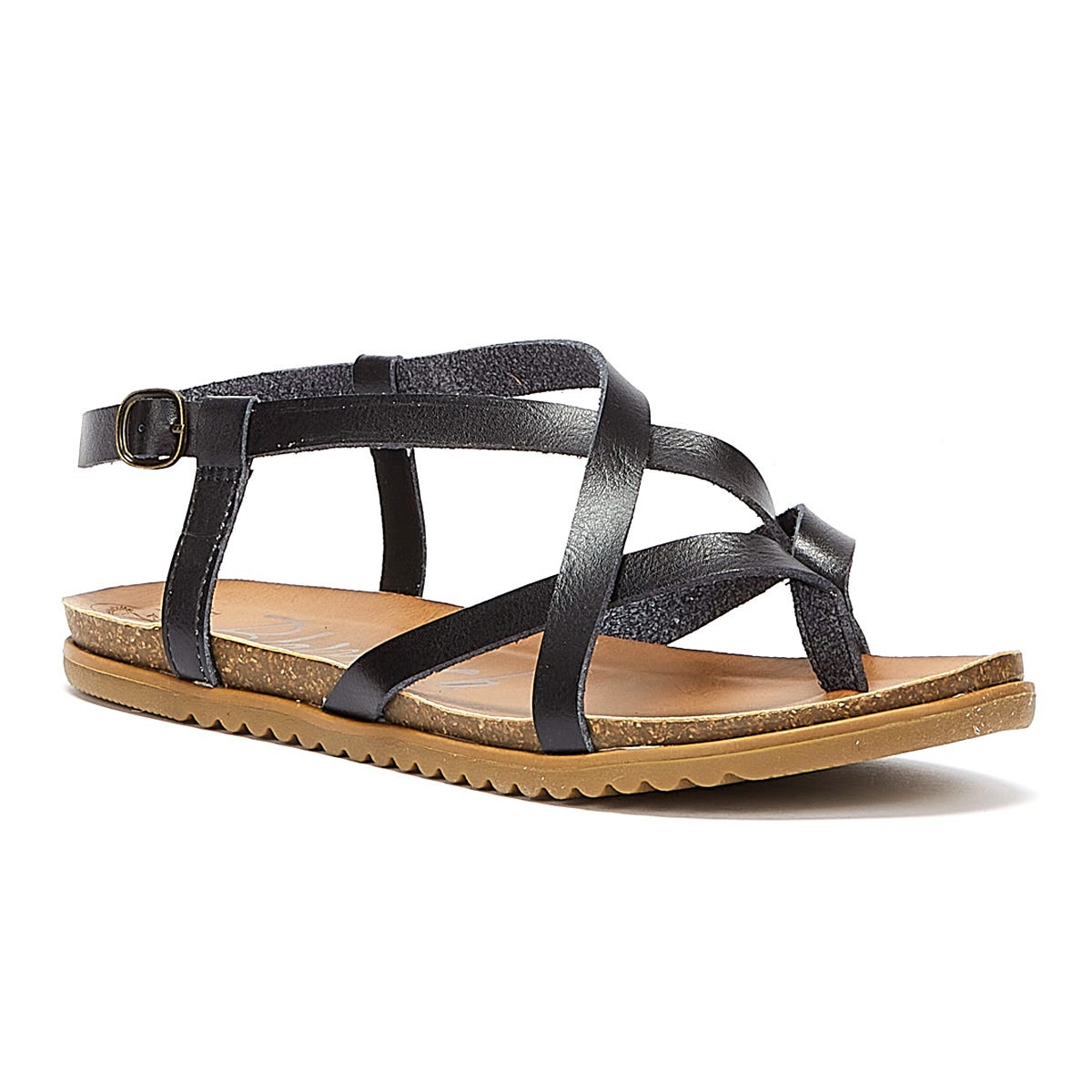 Blowfish Malibu Mirenda Womens Black Sandals