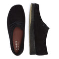 Clarks Originals Wallabee Suede Womens Black Shoes