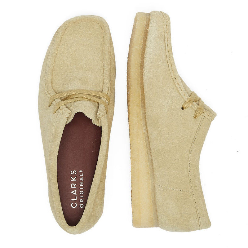 Clarks Originals Wallabee Women's Beige Suede Shoes
