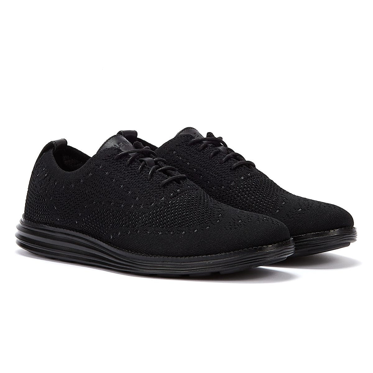 Cole Haan Originalgrand Stitchlite Wingtip Oxford Mens Black Shoes