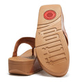 FitFlop Lulu Leather Womens Tan Sandals