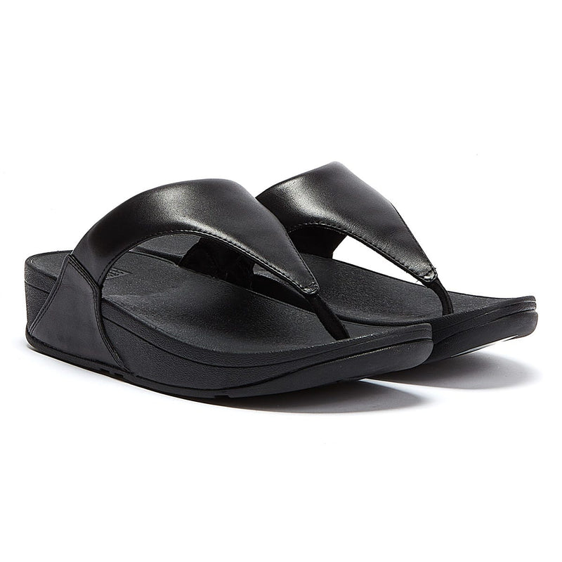 FitFlop Womens Black Lulu Sandals