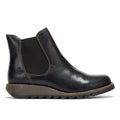 Fly London Salv Womens Black Leather Boots