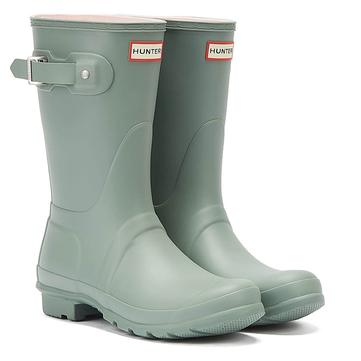 Hunter Original Short Womens Sweet Gale Green Wellies