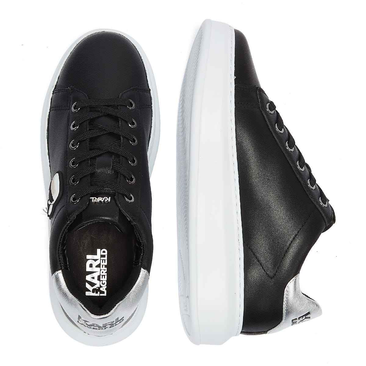 Karl Lagerfeld Kapri Karl Ikonic Womens Black Trainers