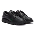 Kickers Kick Lo Men/Youth Black Leather Shoes