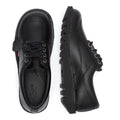Kickers Kick Lo Men/Youth Black Leather Shoes