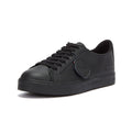 Kickers Youth Black Leather Tovni Lacer Trainers